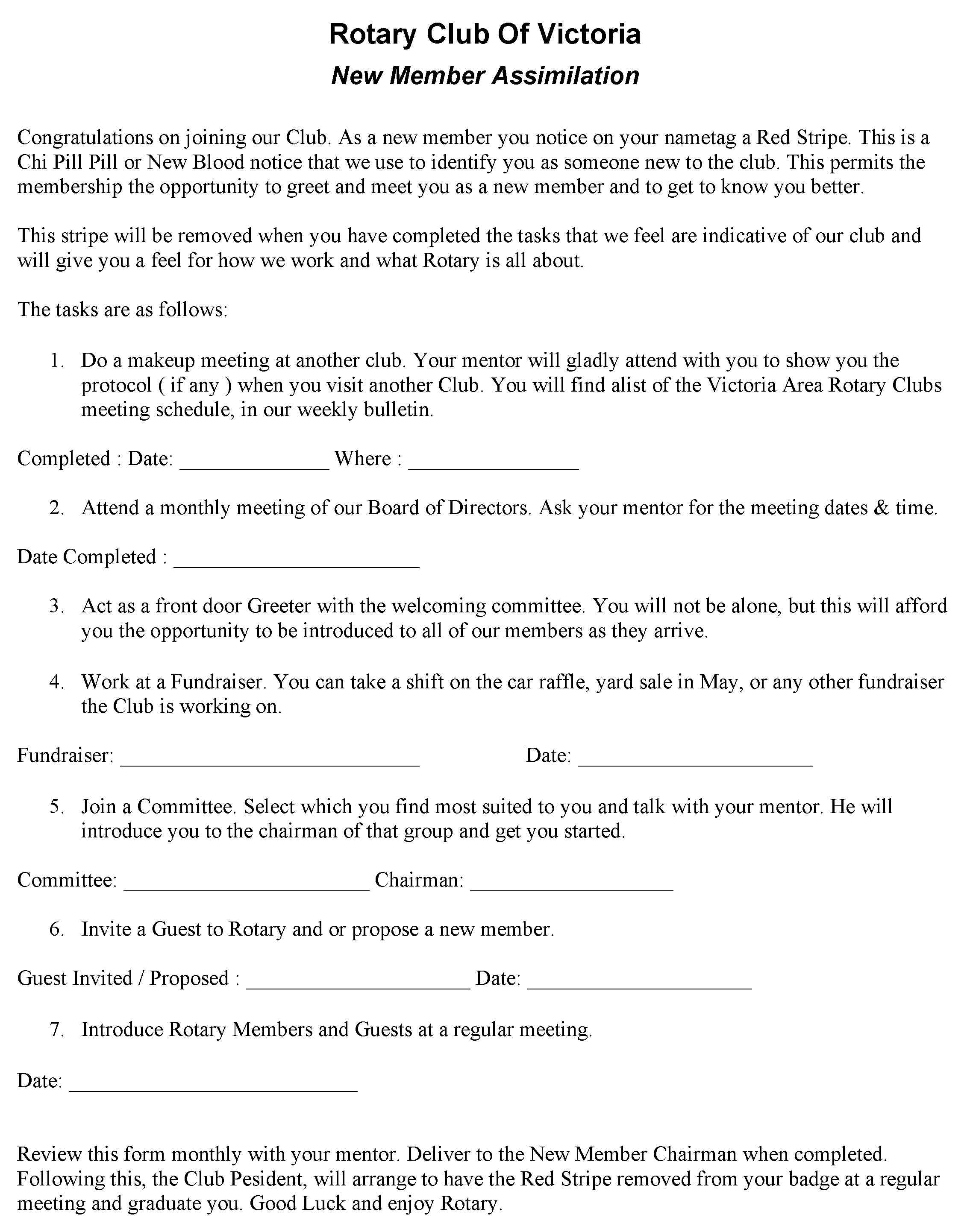 Assimilation Guidelines